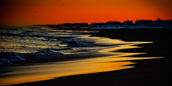 Snowy Beach